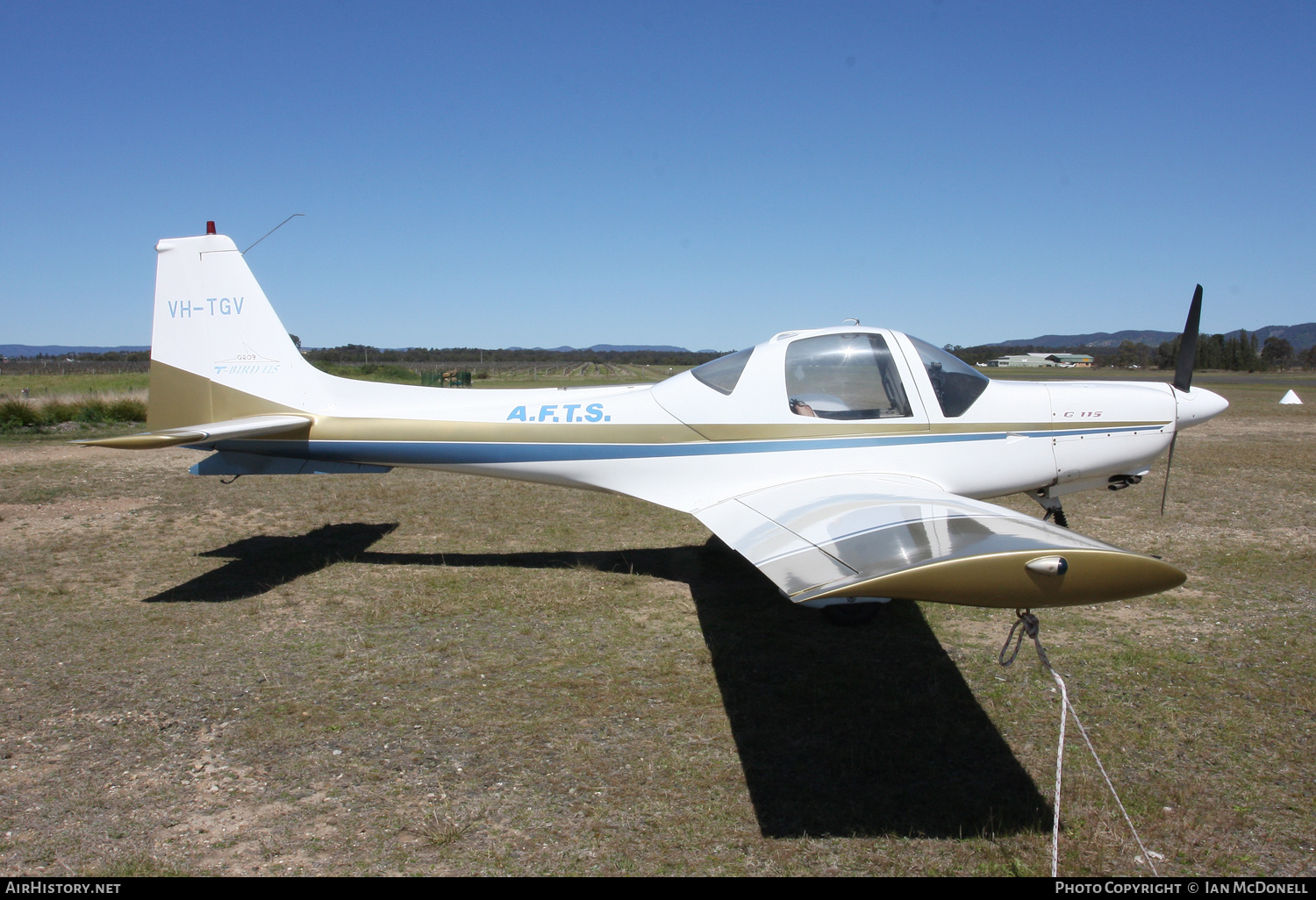 Aircraft Photo of VH-TGV | Grob G-115A | Australian Flying Training School - AFTS | AirHistory.net #180704
