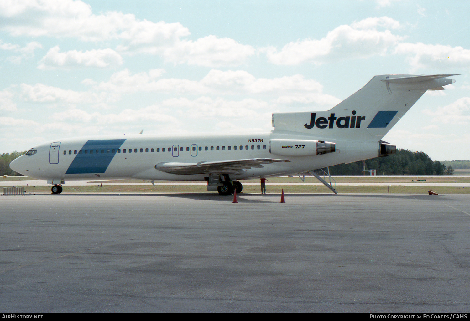 Aircraft Photo of N837N | Boeing 727-51 | Jetair | AirHistory.net #180707