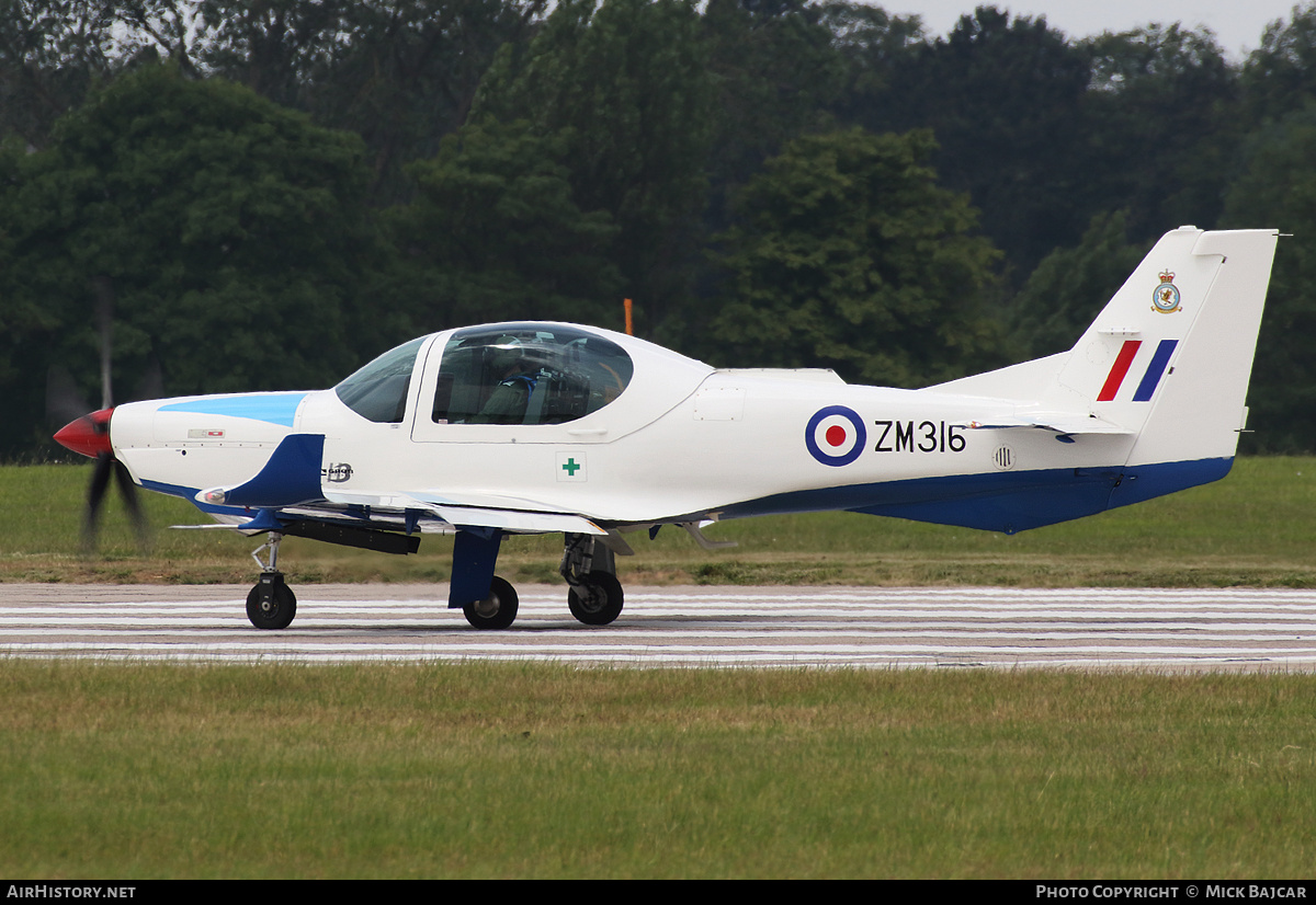 Aircraft Photo of ZM316 | Grob G-120TP Prefect T1 | UK - Air Force | AirHistory.net #180710