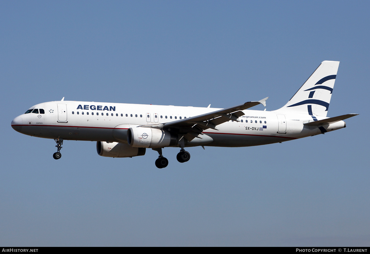 Aircraft Photo of SX-DVJ | Airbus A320-232 | Aegean Airlines | AirHistory.net #180731