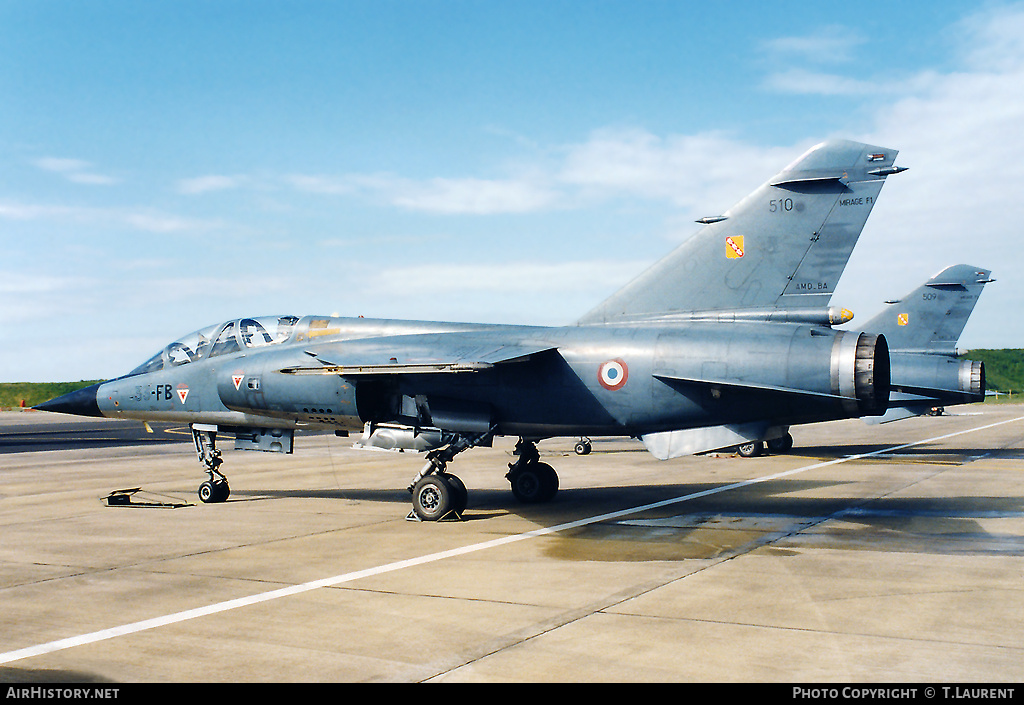 Aircraft Photo of 510 | Dassault Mirage F1B | France - Air Force | AirHistory.net #180740