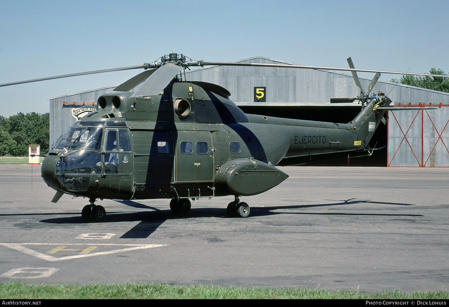 Aircraft Photo of AE-507 | Aerospatiale SA-330L Puma | Argentina - Army | AirHistory.net #180757