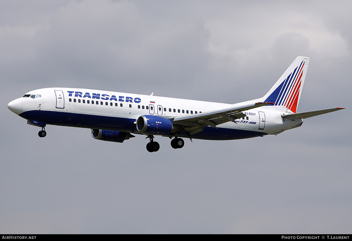 Aircraft Photo of EI-DDY | Boeing 737-4Y0 | Transaero Airlines | AirHistory.net #180775
