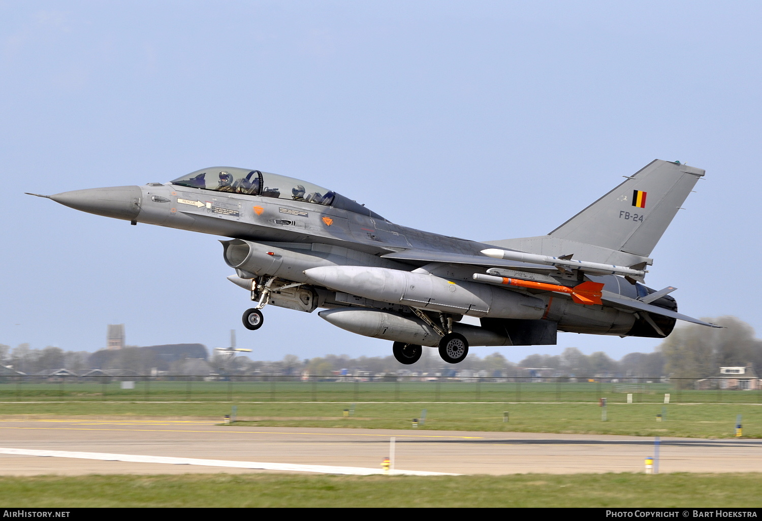 Aircraft Photo of FB-24 | General Dynamics F-16BM Fighting Falcon | Belgium - Air Force | AirHistory.net #180778