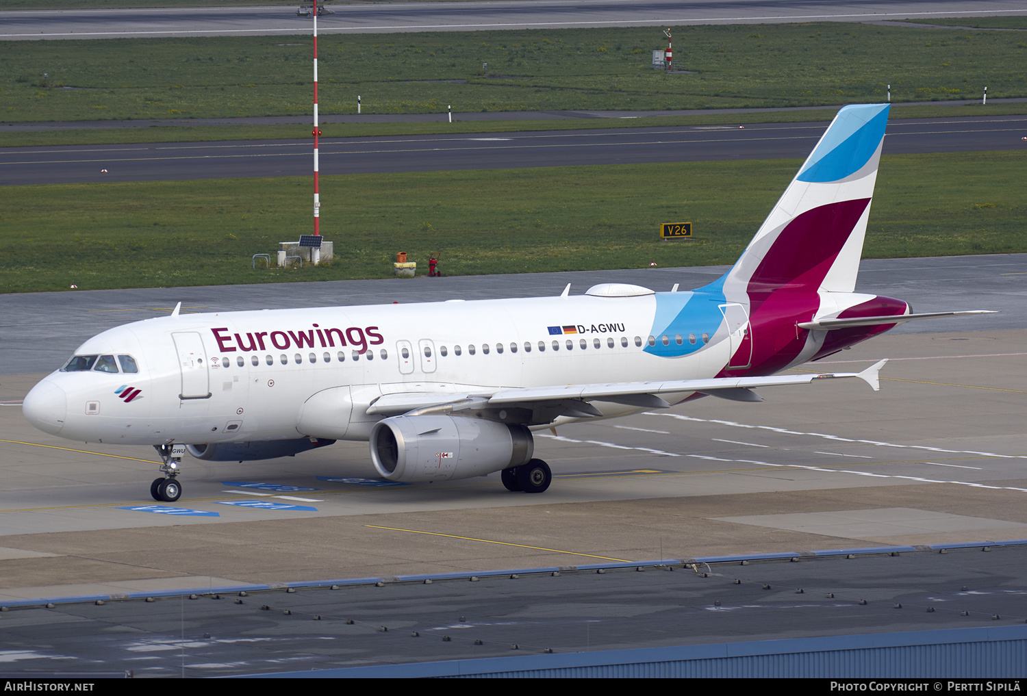 Aircraft Photo of D-AGWU | Airbus A319-132 | Eurowings | AirHistory.net #180793