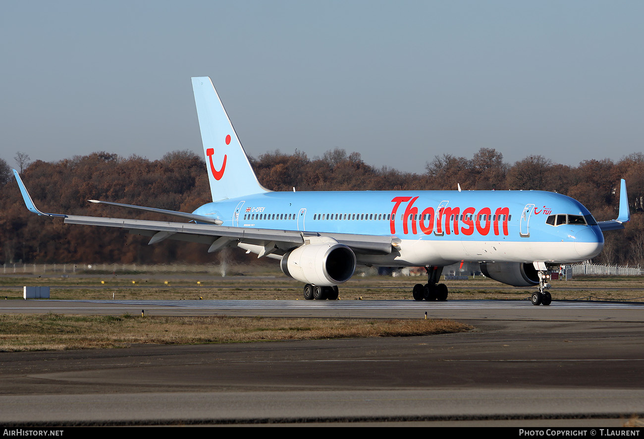 Aircraft Photo of G-CPEV | Boeing 757-236 | Thomson Airways | AirHistory.net #180806