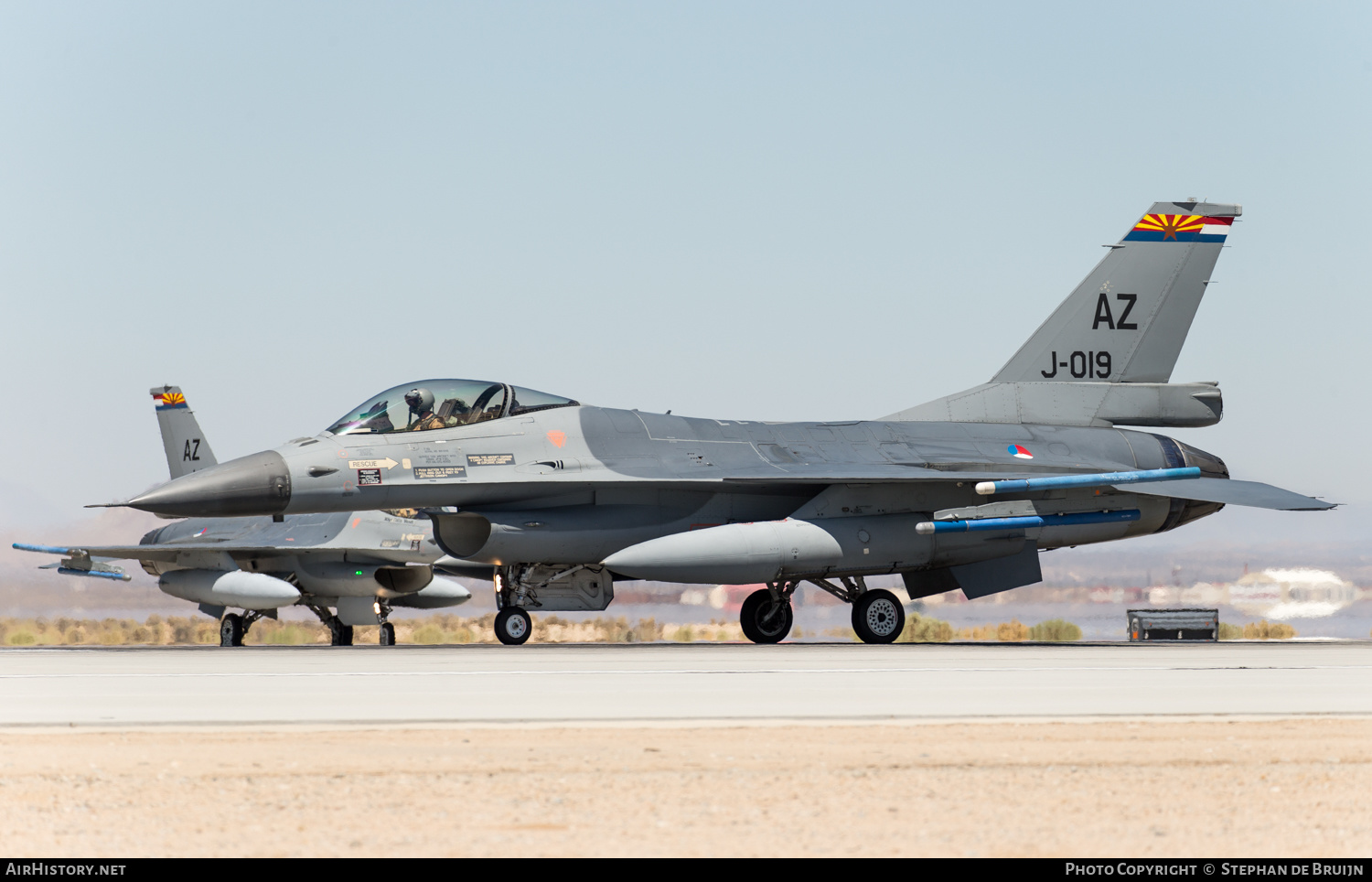 Aircraft Photo of J-019 | General Dynamics F-16A Fighting Falcon | Netherlands - Air Force | AirHistory.net #180827