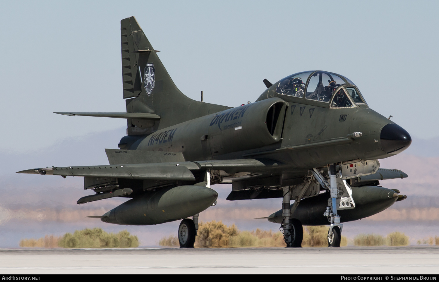 Aircraft Photo of N140EM | Douglas TA-4K Skyhawk | Draken International | AirHistory.net #180845