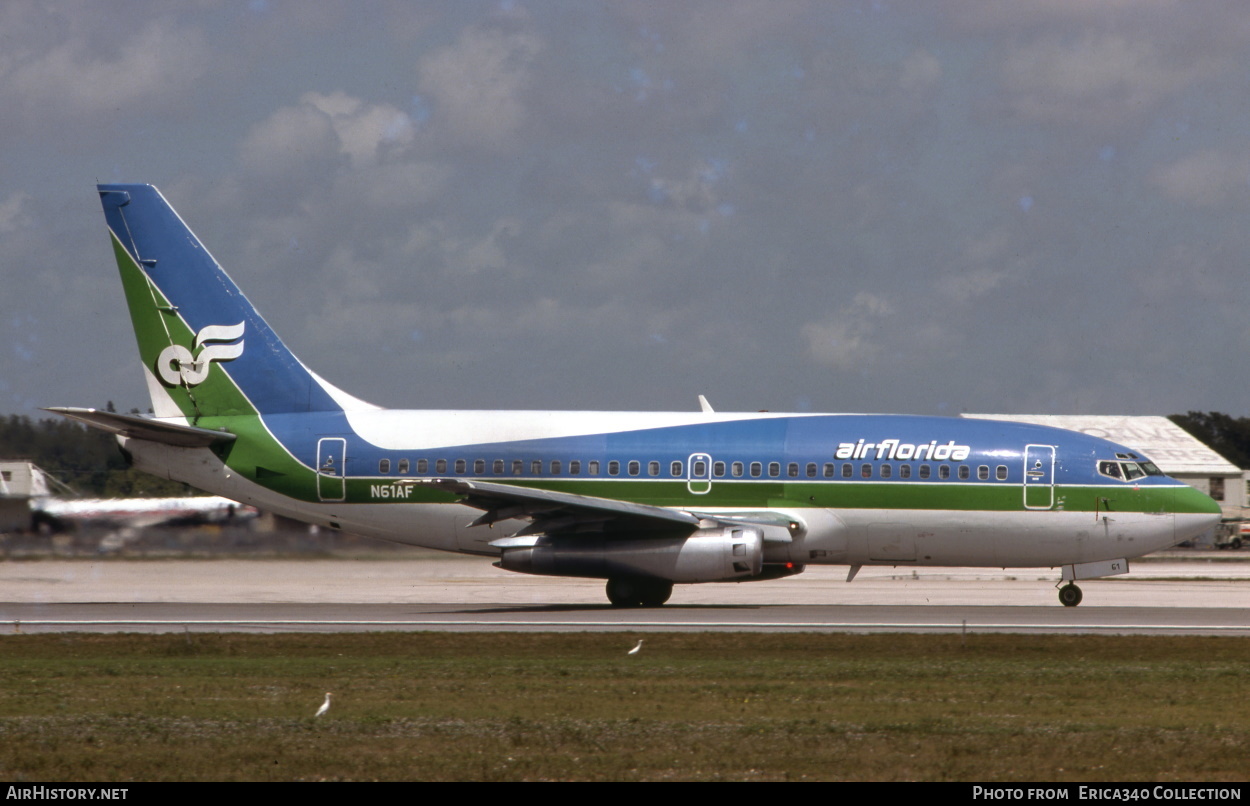 Aircraft Photo of N61AF | Boeing 737-222 | Air Florida | AirHistory.net #180866