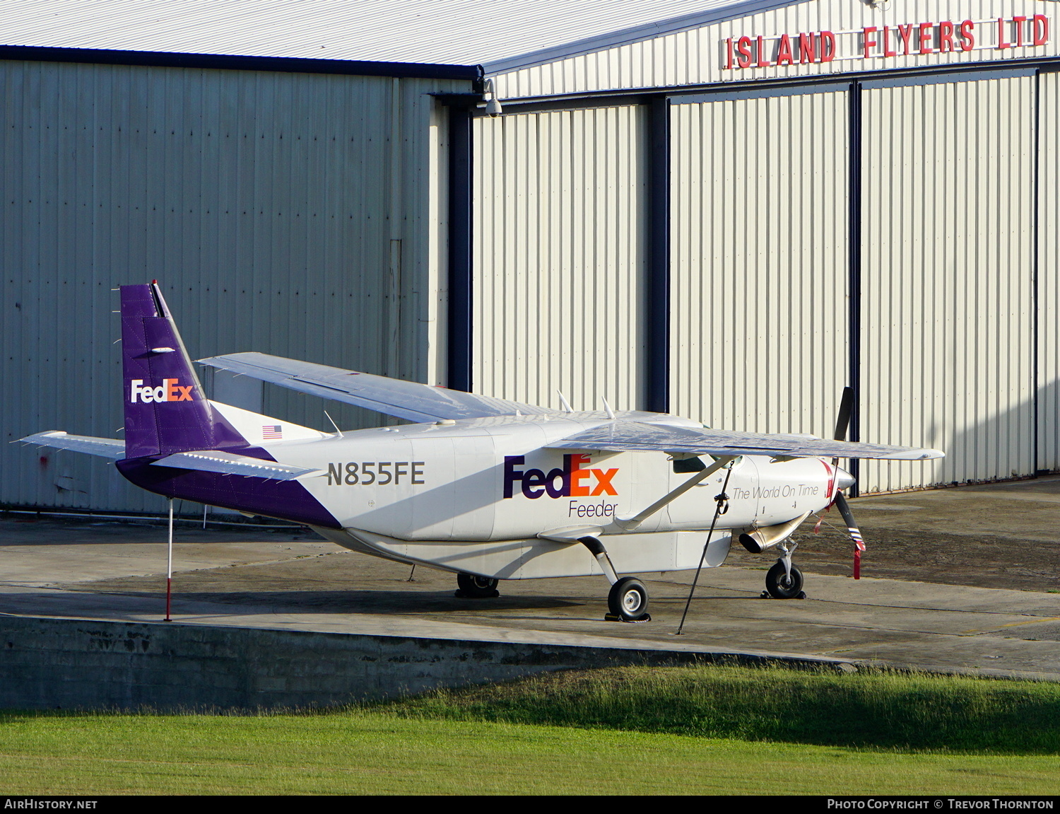 Aircraft Photo of N855FE | Cessna 208B Super Cargomaster | FedEx Feeder | AirHistory.net #180876