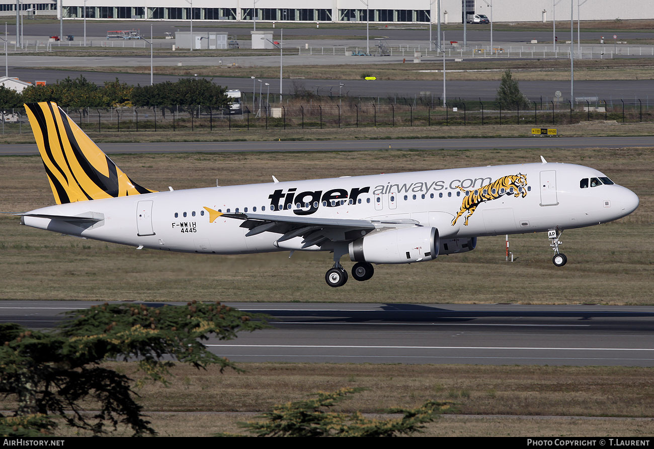 Aircraft Photo of F-WWIH | Airbus A320-232 | Tiger Airways | AirHistory.net #180887