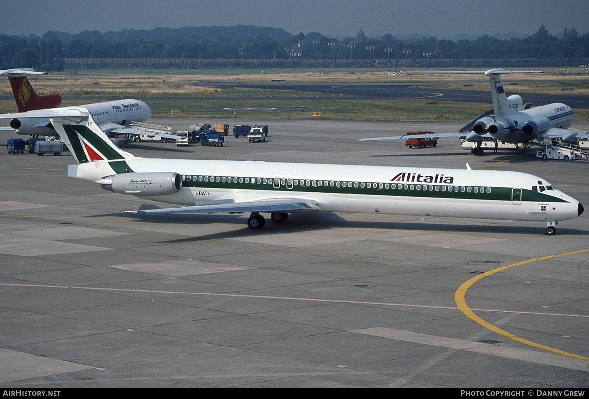 Aircraft Photo of I-DATF | McDonnell Douglas MD-82 (DC-9-82) | Alitalia | AirHistory.net #180921
