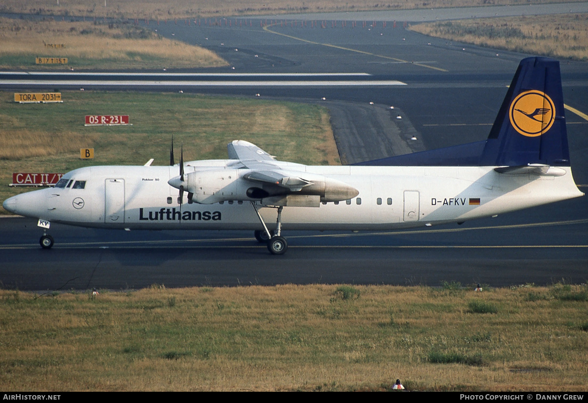 Aircraft Photo of D-AFKV | Fokker 50 | Lufthansa | AirHistory.net #180932