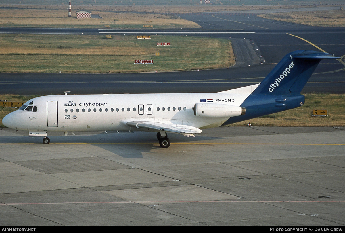 Aircraft Photo of PH-CHD | Fokker F28-4000 Fellowship | KLM Cityhopper | AirHistory.net #180935