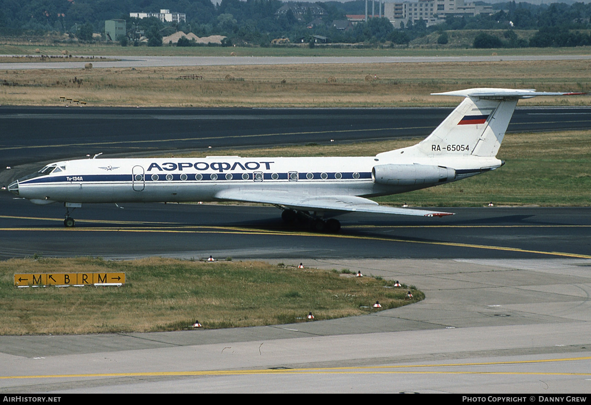Aircraft Photo of RA-65054 | Tupolev Tu-134A | Aeroflot | AirHistory.net #180938