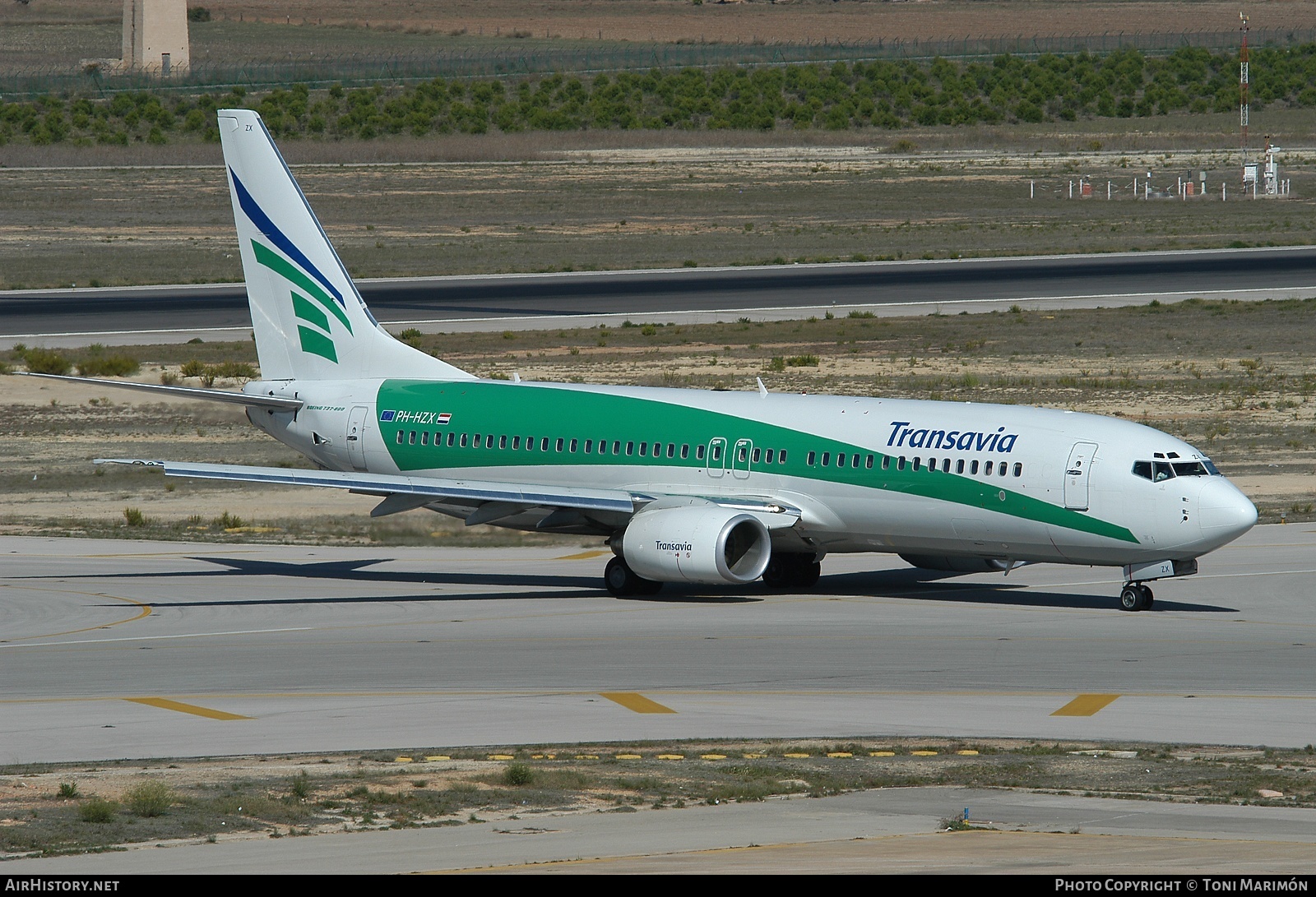 Aircraft Photo of PH-HZX | Boeing 737-8K2 | Transavia | AirHistory.net #180952