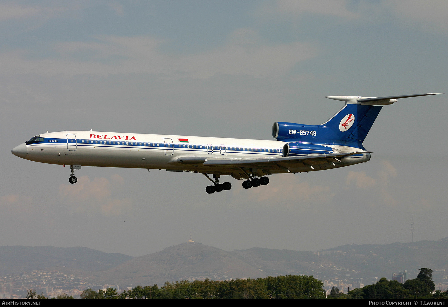 Aircraft Photo of EW-85748 | Tupolev Tu-154M | Belavia | AirHistory.net #180957