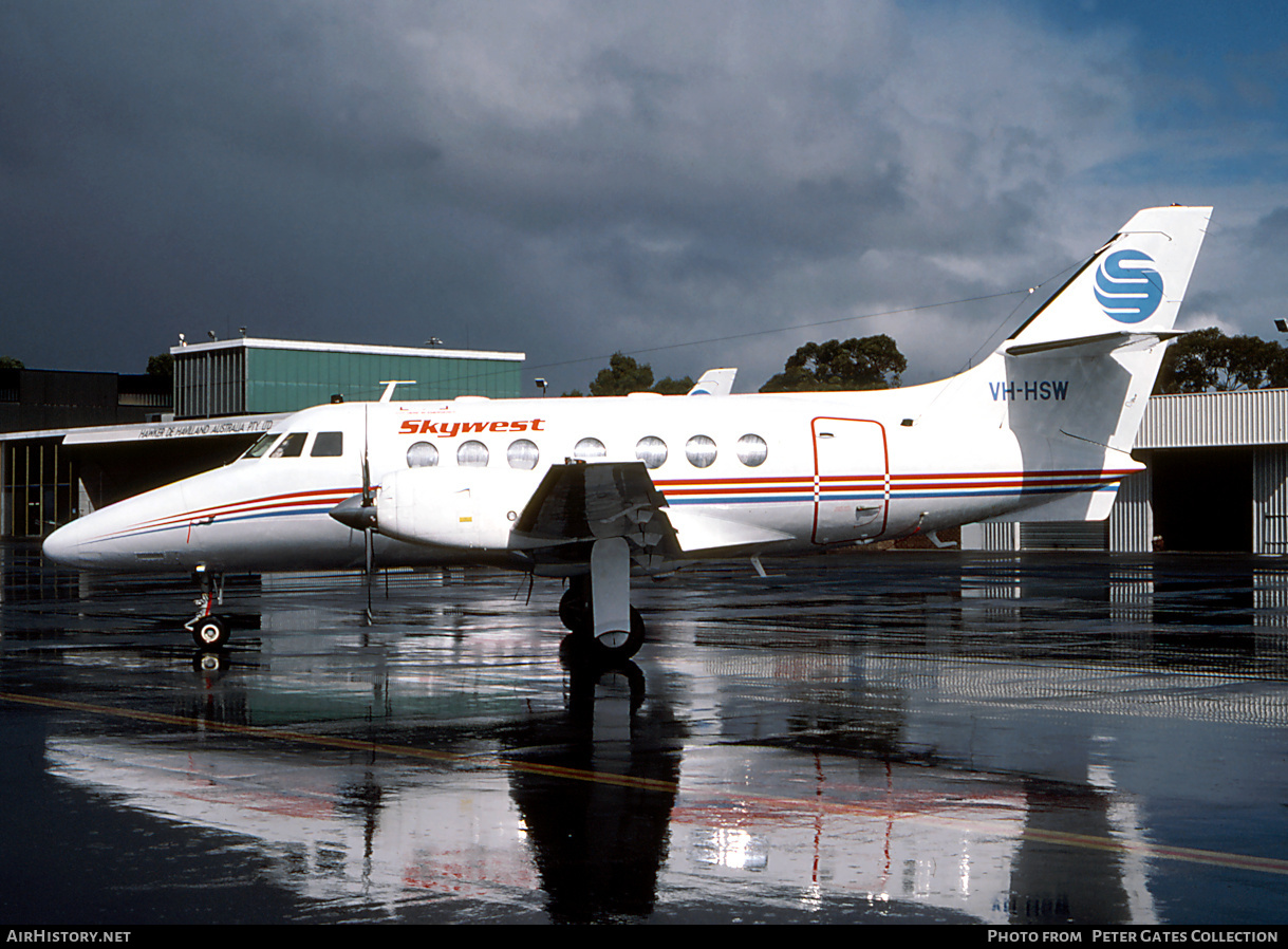 Aircraft Photo of VH-HSW | British Aerospace BAe-3107 Jetstream 31 | Skywest Airlines | AirHistory.net #180970