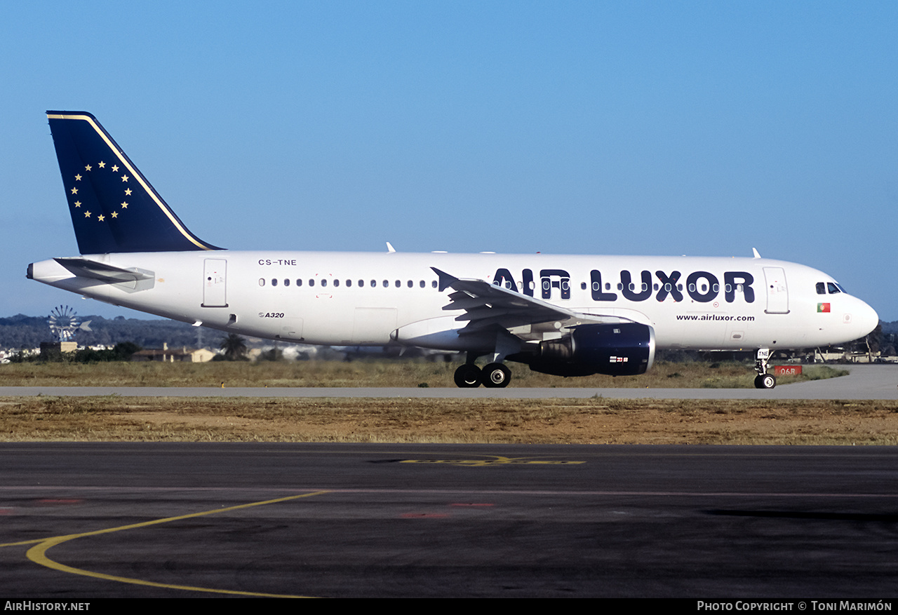 Aircraft Photo of CS-TNE | Airbus A320-212 | Air Luxor | AirHistory.net #181017