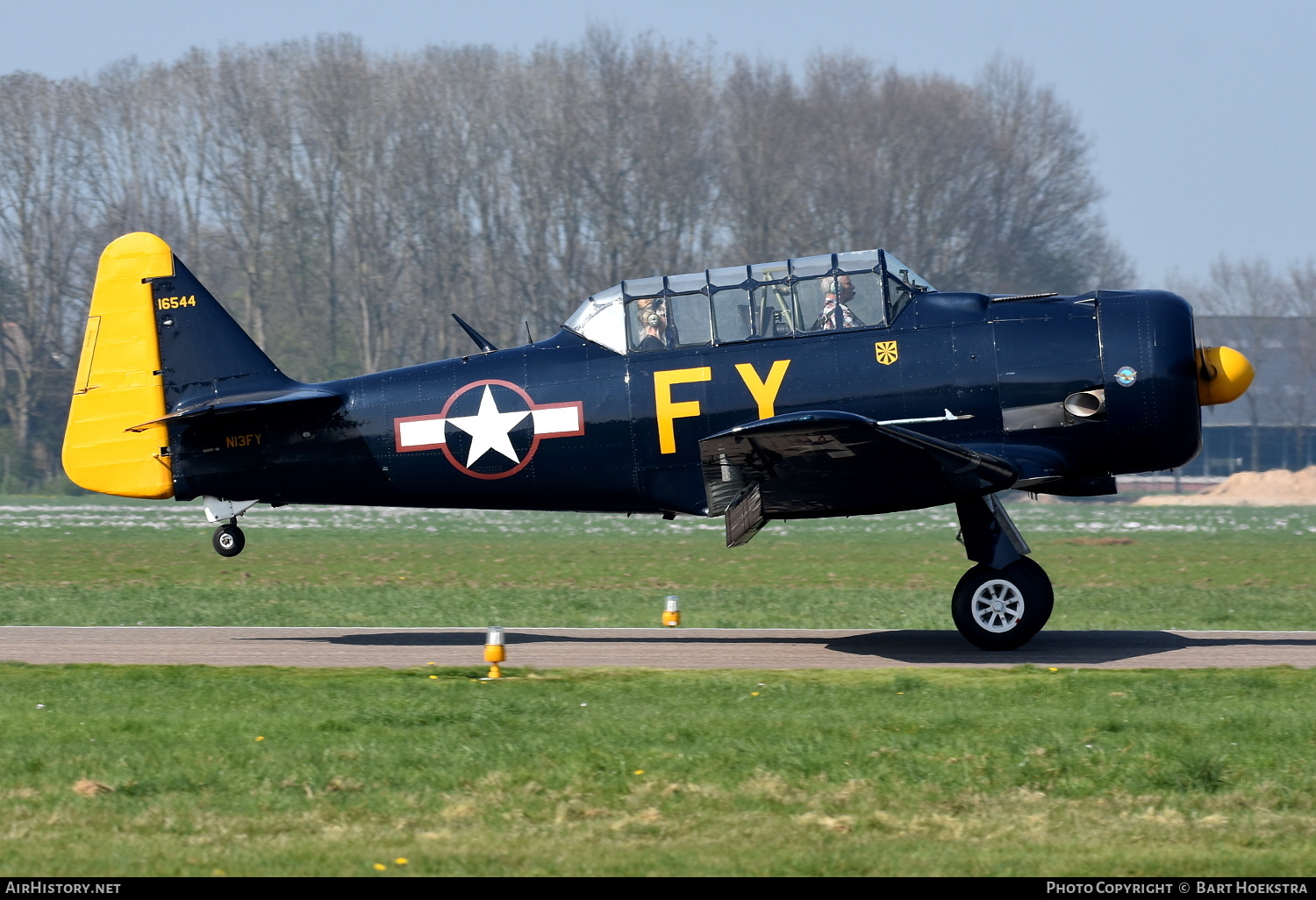 Aircraft Photo of N13FY / 16544 | North American AT-6A Texan | USA - Air Force | AirHistory.net #181020