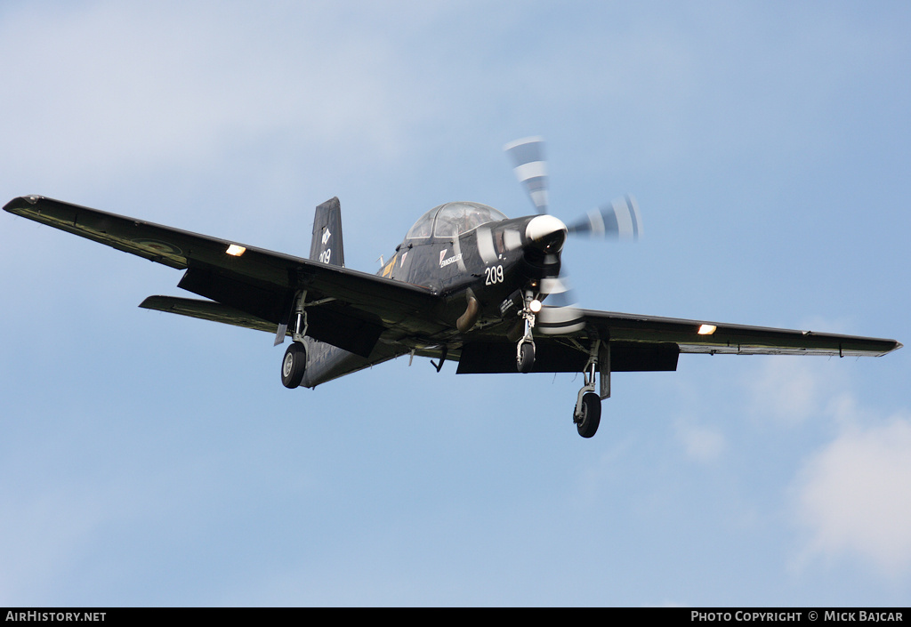 Aircraft Photo of ZF209 | Short S-312 Tucano T1 | UK - Air Force | AirHistory.net #181026