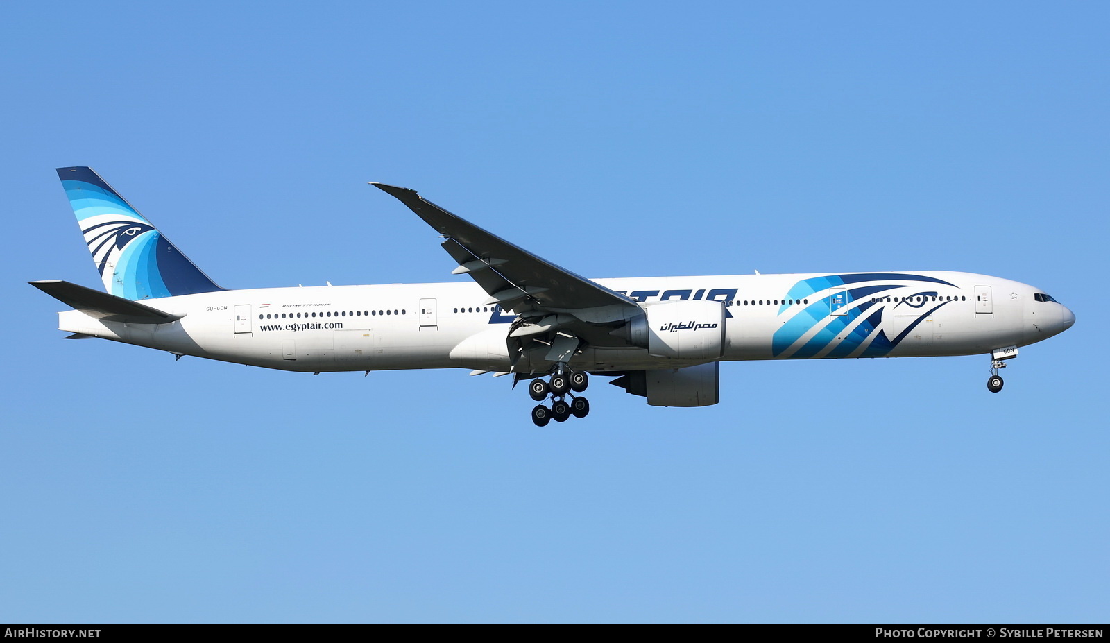 Aircraft Photo of SU-GDN | Boeing 777-36N/ER | EgyptAir | AirHistory.net #181028