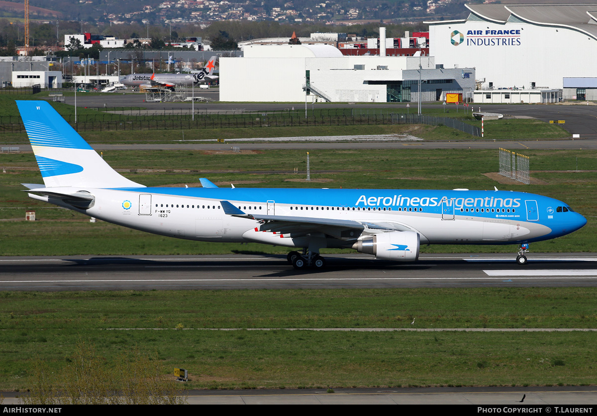 Aircraft Photo of F-WWYQ | Airbus A330-202 | Aerolíneas Argentinas | AirHistory.net #181036