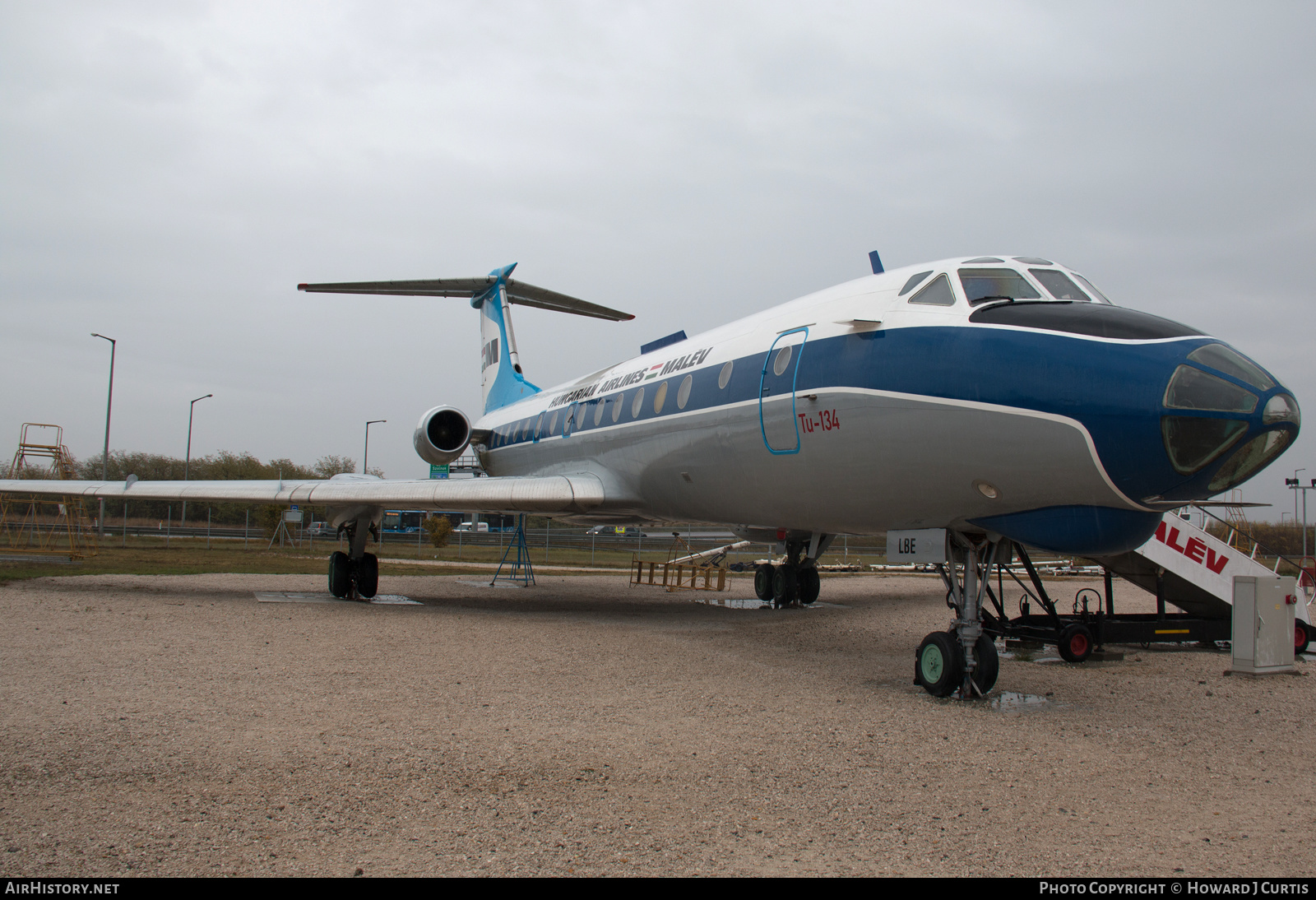 Aircraft Photo of HA-LBE | Tupolev Tu-134 | Malév - Hungarian Airlines | AirHistory.net #181040