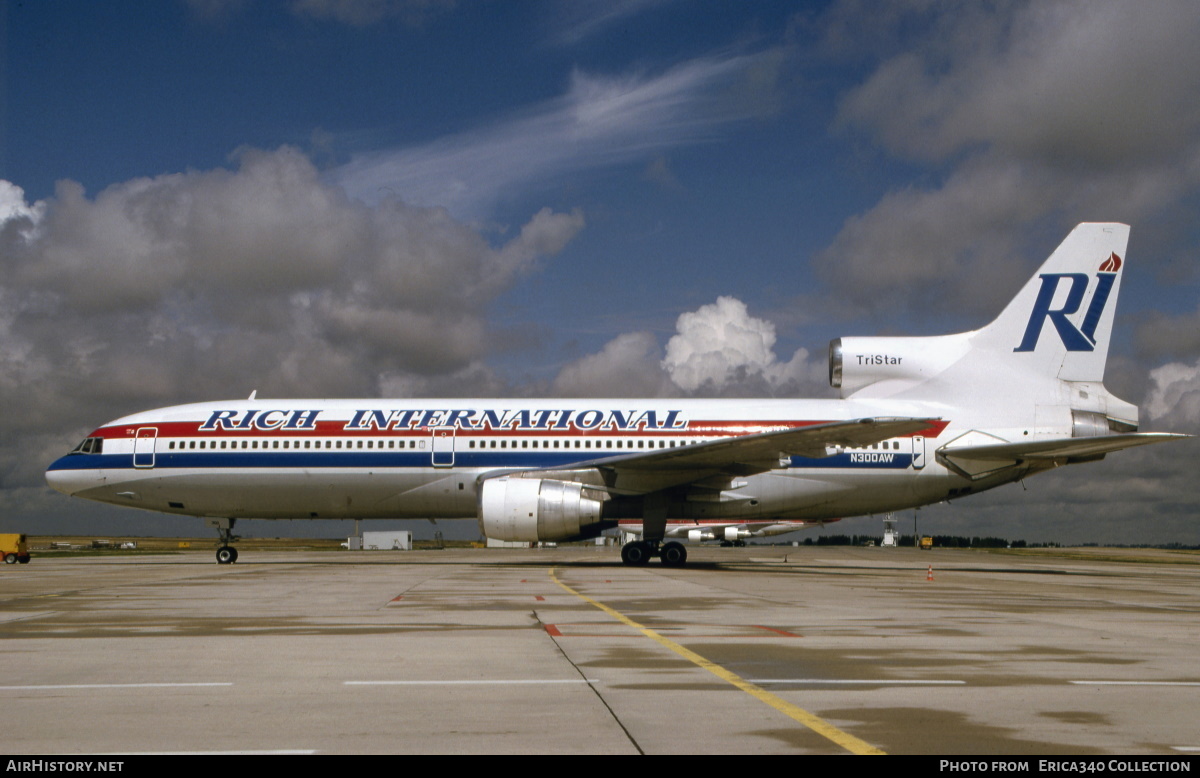 Aircraft Photo of N300AW | Lockheed L-1011-385-1 TriStar 1 | Rich International Airways | AirHistory.net #181091