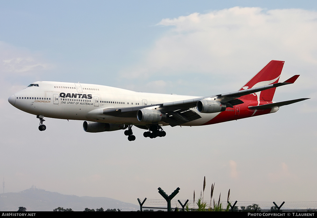 Aircraft Photo of VH-OJU | Boeing 747-438 | Qantas | AirHistory.net #181101