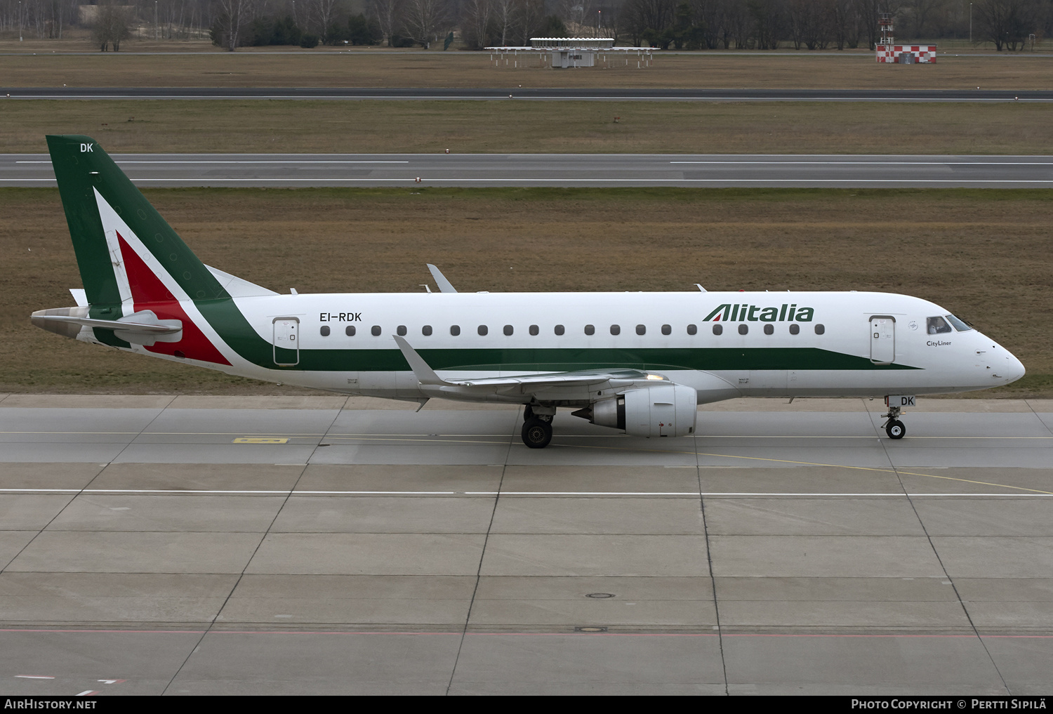 Aircraft Photo of EI-RDK | Embraer 175STD (ERJ-170-200STD) | Alitalia CityLiner | AirHistory.net #181143