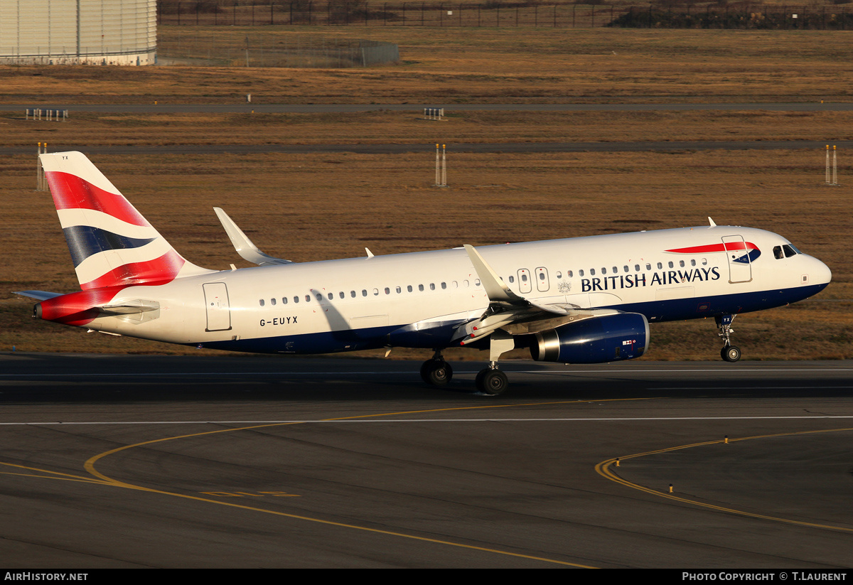 Aircraft Photo of G-EUYX | Airbus A320-232 | British Airways | AirHistory.net #181177