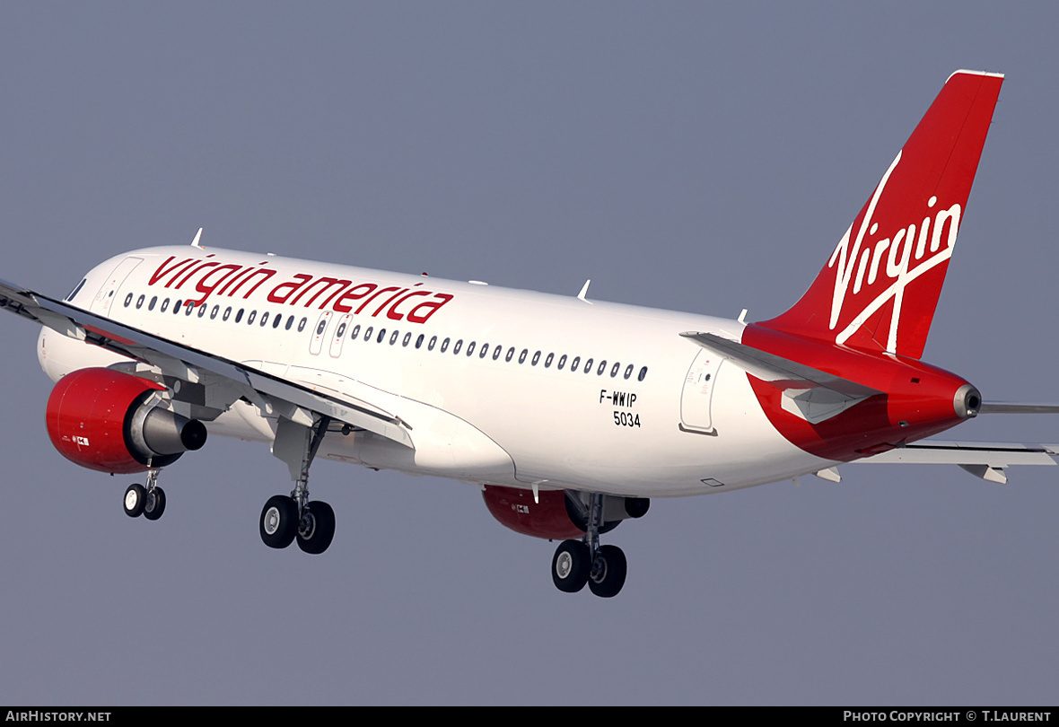 Aircraft Photo of F-WWIP | Airbus A320-214 | Virgin America | AirHistory.net #181179