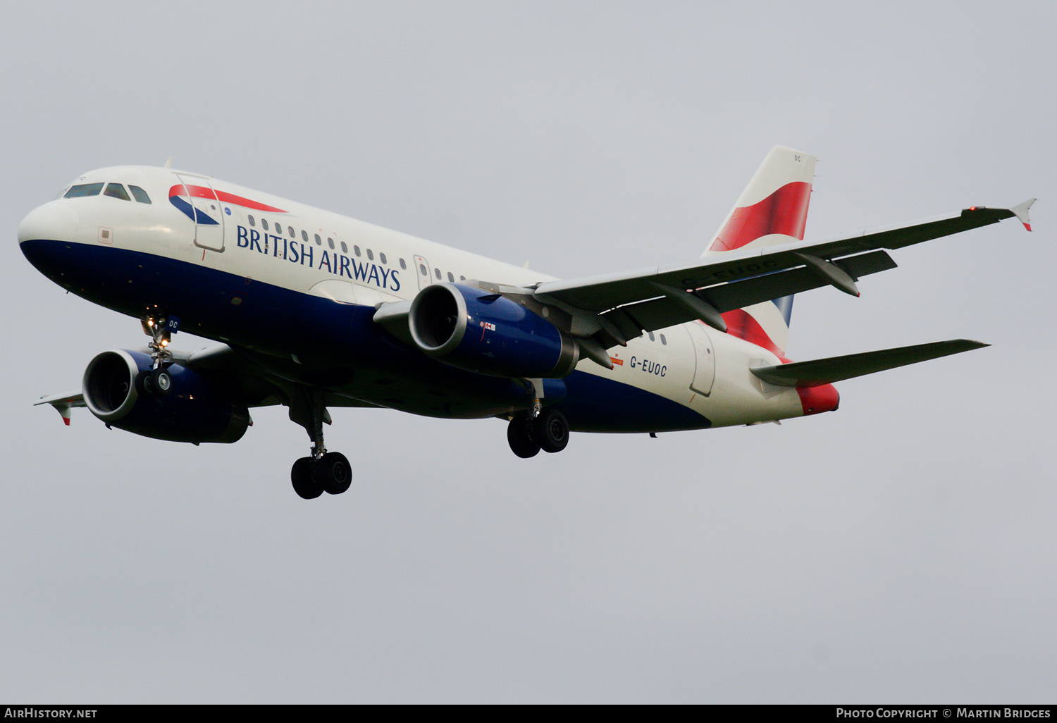 Aircraft Photo of G-EUOC | Airbus A319-131 | British Airways | AirHistory.net #181235
