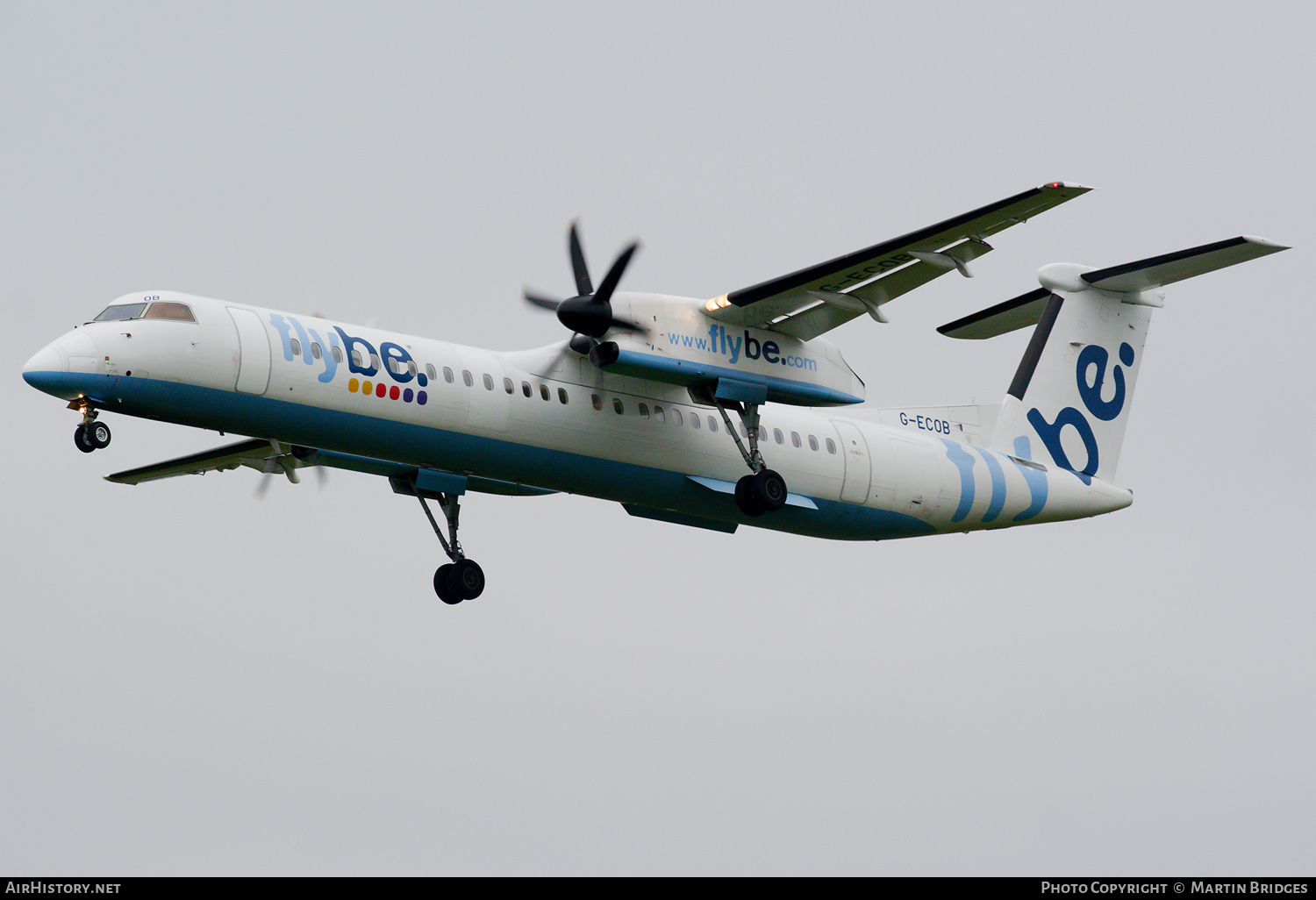 Aircraft Photo of G-ECOB | Bombardier DHC-8-402 Dash 8 | Flybe | AirHistory.net #181236