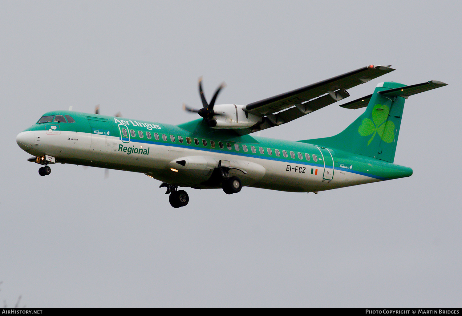 Aircraft Photo of EI-FCZ | ATR ATR-72-600 (ATR-72-212A) | Aer Lingus Regional | AirHistory.net #181240