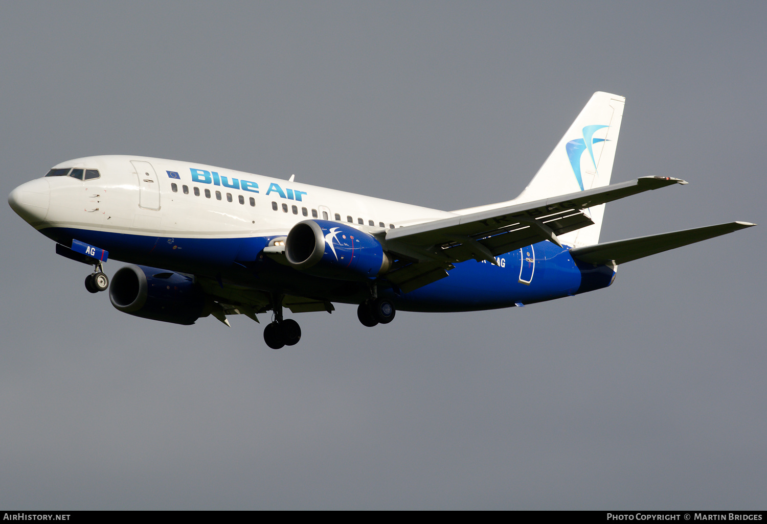 Aircraft Photo of YR-BAG | Boeing 737-5L9 | Blue Air | AirHistory.net #181243