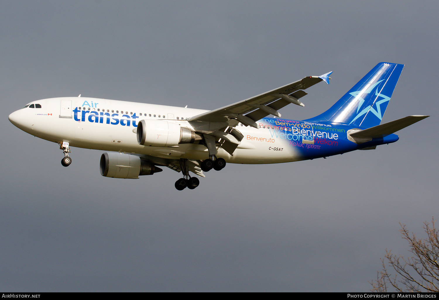 Aircraft Photo of C-GSAT | Airbus A310-308 | Air Transat | AirHistory.net #181247