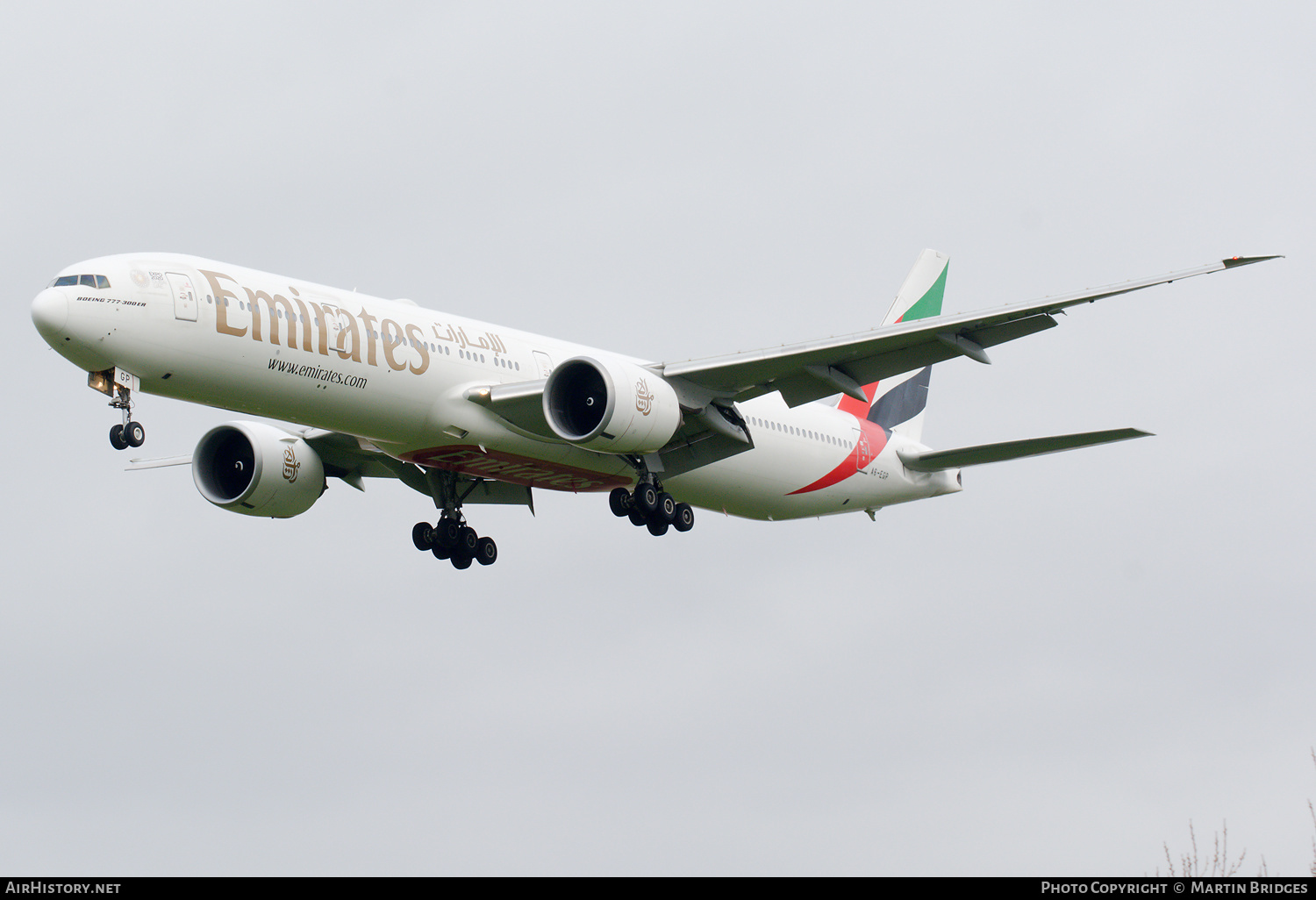 Aircraft Photo of A6-EGP | Boeing 777-31H/ER | Emirates | AirHistory.net #181254
