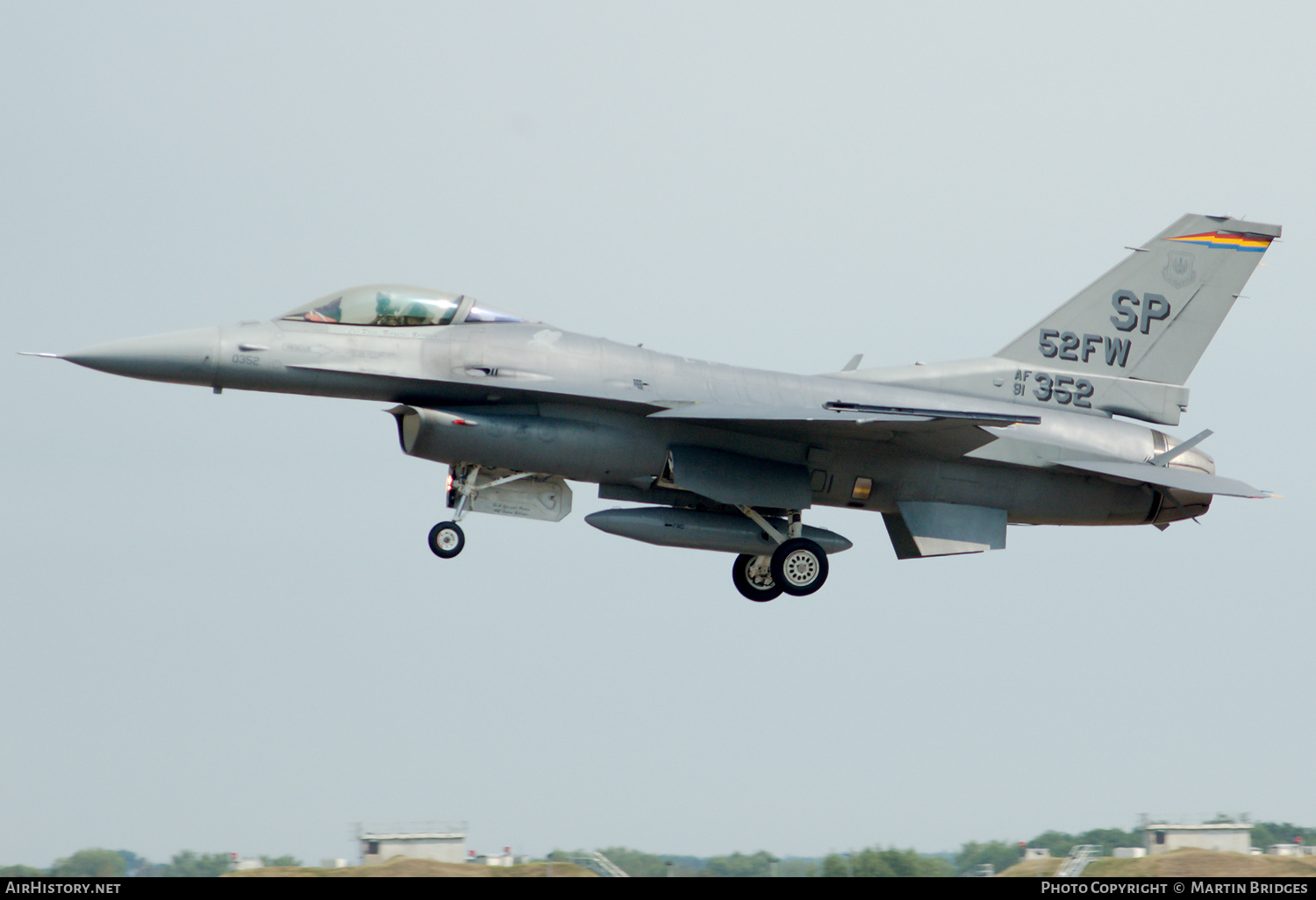 Aircraft Photo of 91-0352 / AF91-352 | Lockheed F-16CM Fighting Falcon | USA - Air Force | AirHistory.net #181297