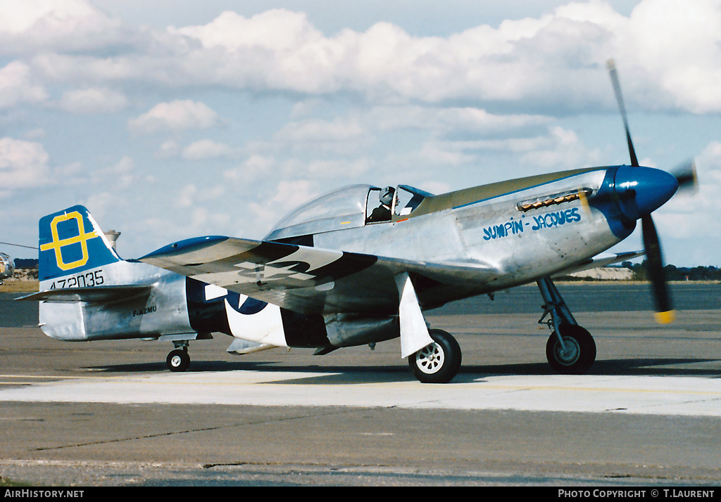 Aircraft Photo of F-AZMU | North American P-51D Mustang | USA - Air Force | AirHistory.net #181309
