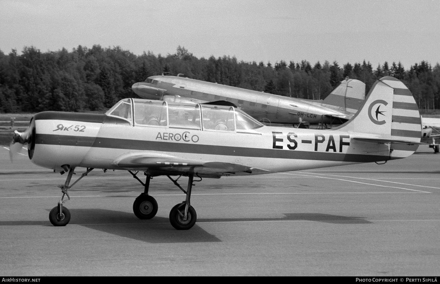 Aircraft Photo of ES-PAF | Yakovlev Yak-52 | Aeroco | AirHistory.net #181317