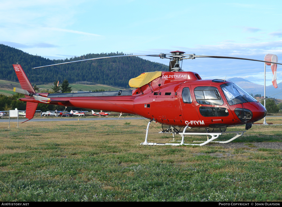 Aircraft Photo of C-FIYM | Aerospatiale AS-350B-2 Ecureuil | Coldstream Helicopters | AirHistory.net #181339