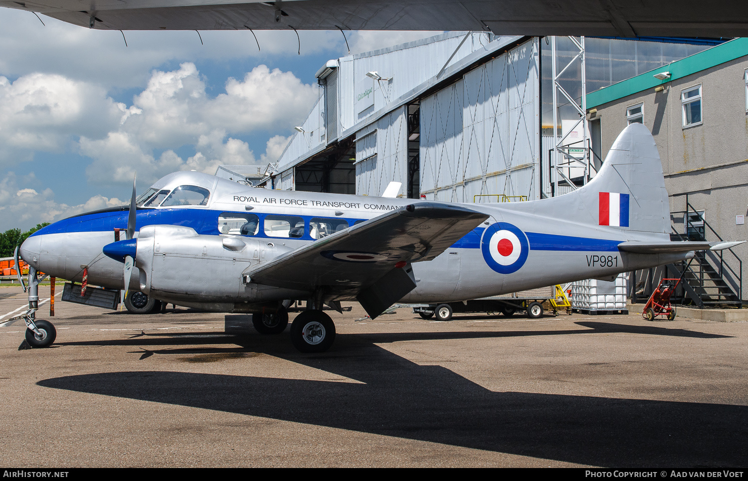 Aircraft Photo of G-DHDV / VP981 | De Havilland D.H. 104 Devon C2/2 | UK - Air Force | AirHistory.net #181346