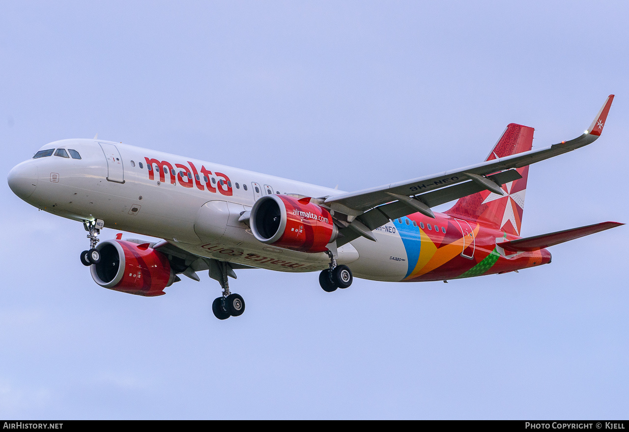 Aircraft Photo of 9H-NEO | Airbus A320-251N | Air Malta | AirHistory.net #181351