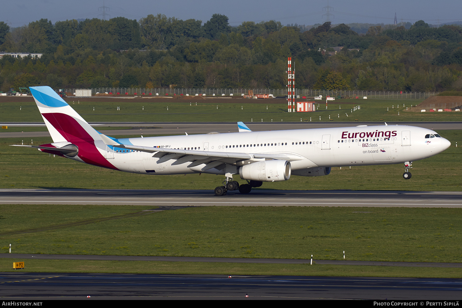 Aircraft Photo of OO-SFJ | Airbus A330-343 | Eurowings | AirHistory.net #181396