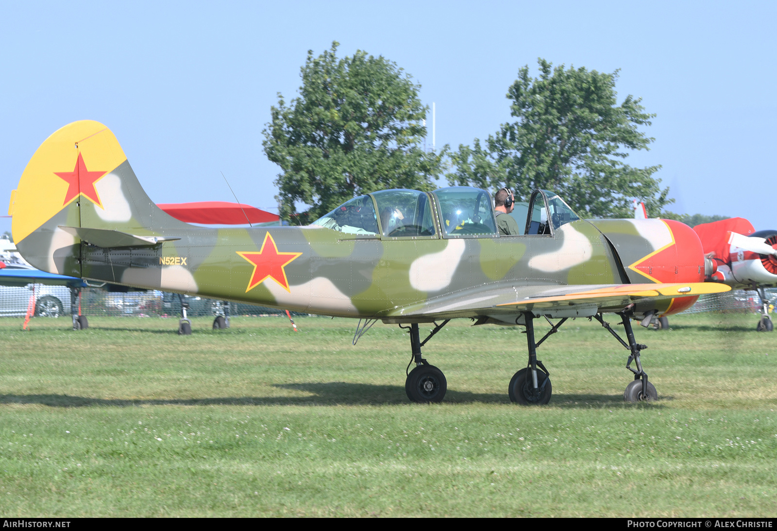 Aircraft Photo of N52EX | Yakovlev Yak-52 | Russia - Air Force | AirHistory.net #181400