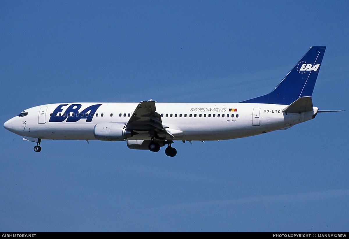 Aircraft Photo of OO-LTQ | Boeing 737-436 | EBA - Eurobelgian Airlines | AirHistory.net #181423