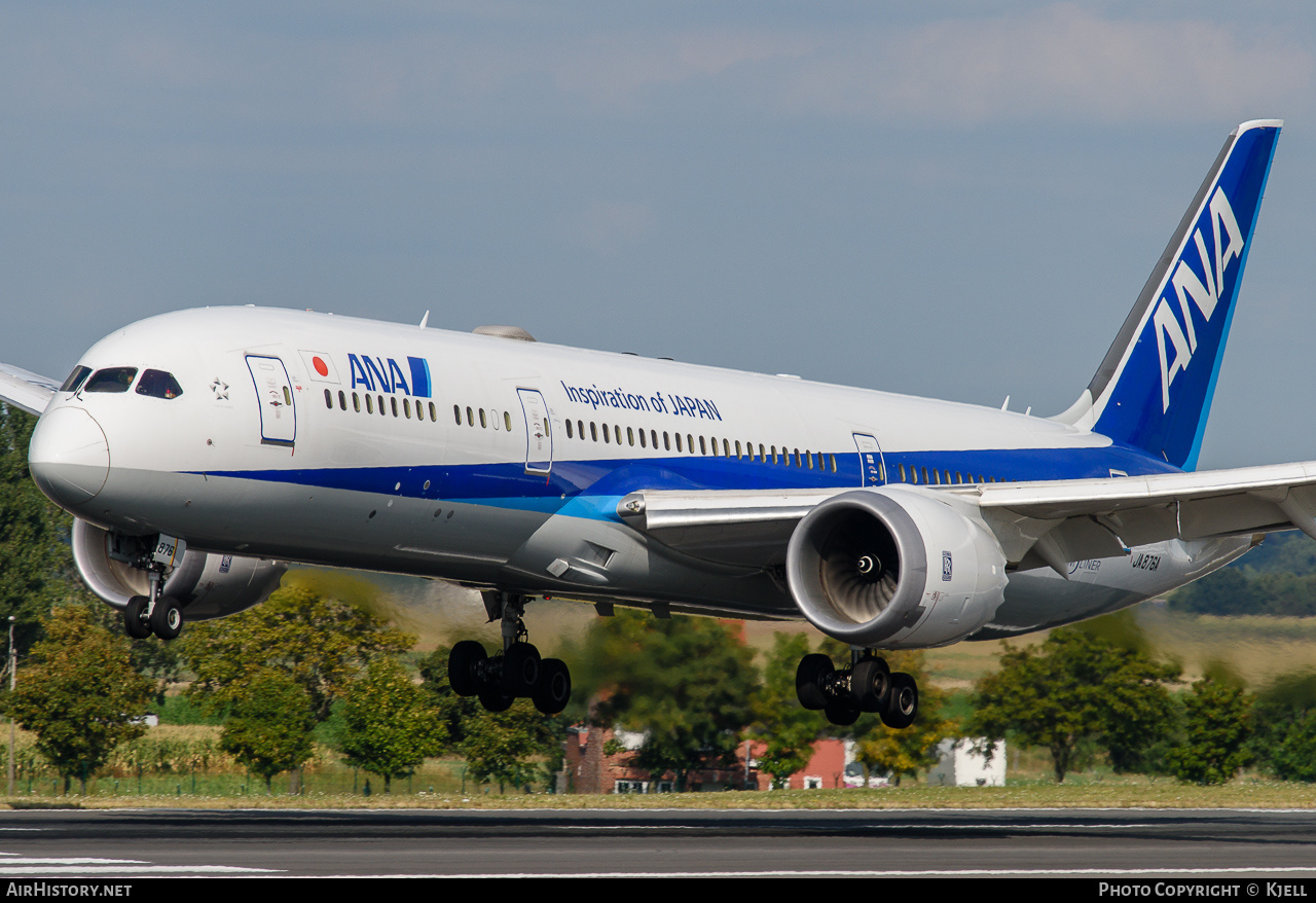 Aircraft Photo of JA876A | Boeing 787-9 Dreamliner | All Nippon Airways - ANA | AirHistory.net #181436