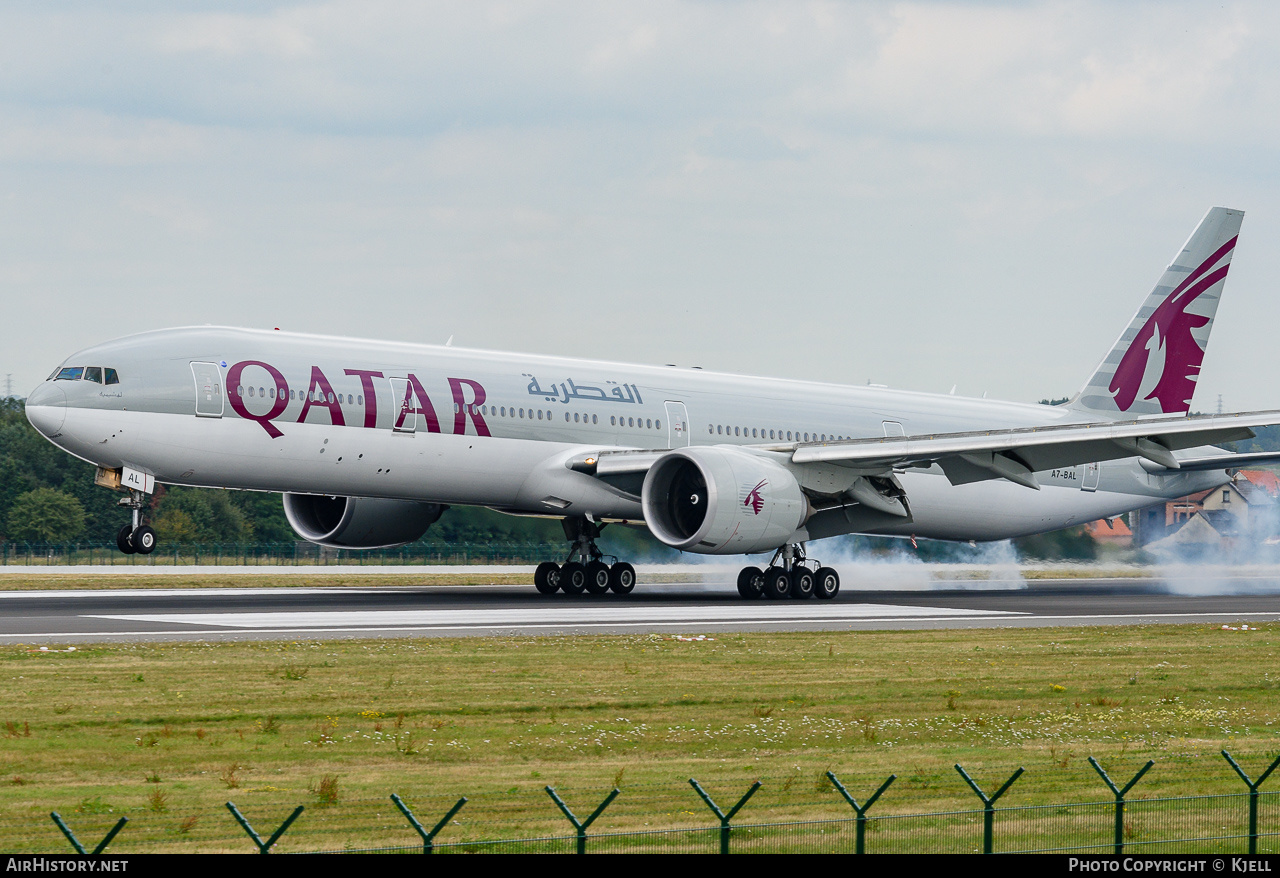 Aircraft Photo of A7-BAL | Boeing 777-3DZ/ER | Qatar Airways | AirHistory.net #181442